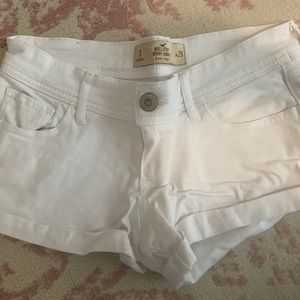 Hollister Size 3 White Shorts